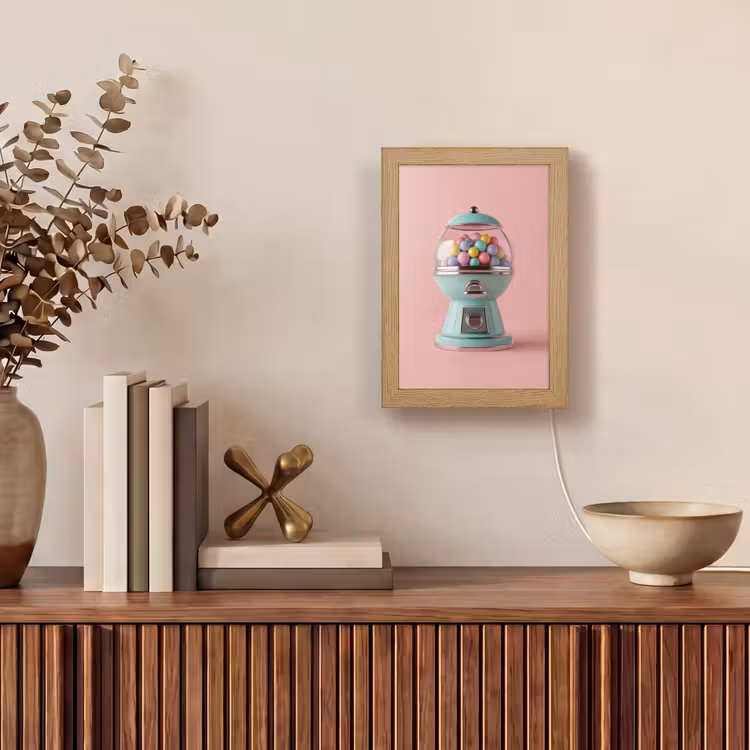 Tischlampe - Kaugummi - Retro - Bonbon - Rosa — 4