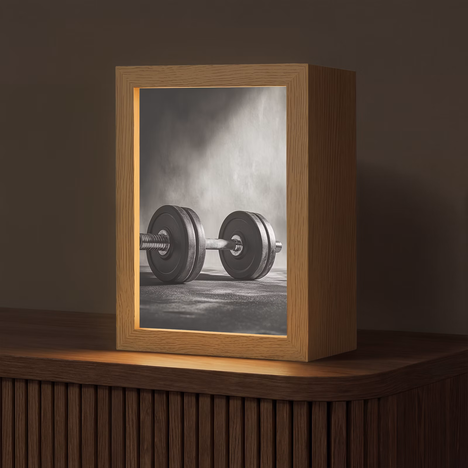 Tischlampe - Halter - Gewichte - Schwarz — 1