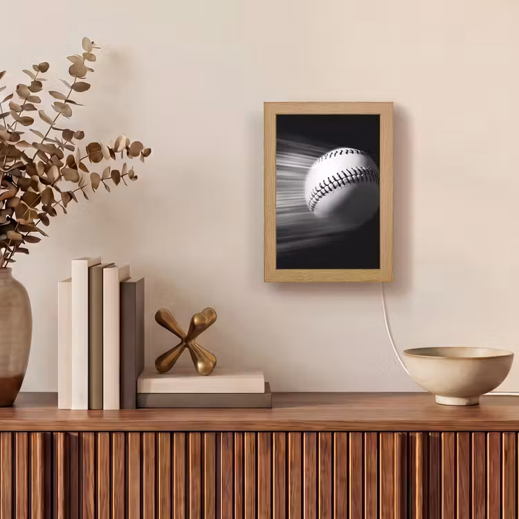 Tischlampe - Baseball - Weiß - Fliegen — 4