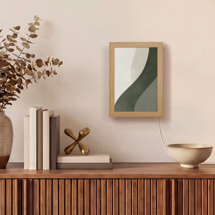 Tischlampe - Japandi - Grün - Abstrakt - Modern — 4