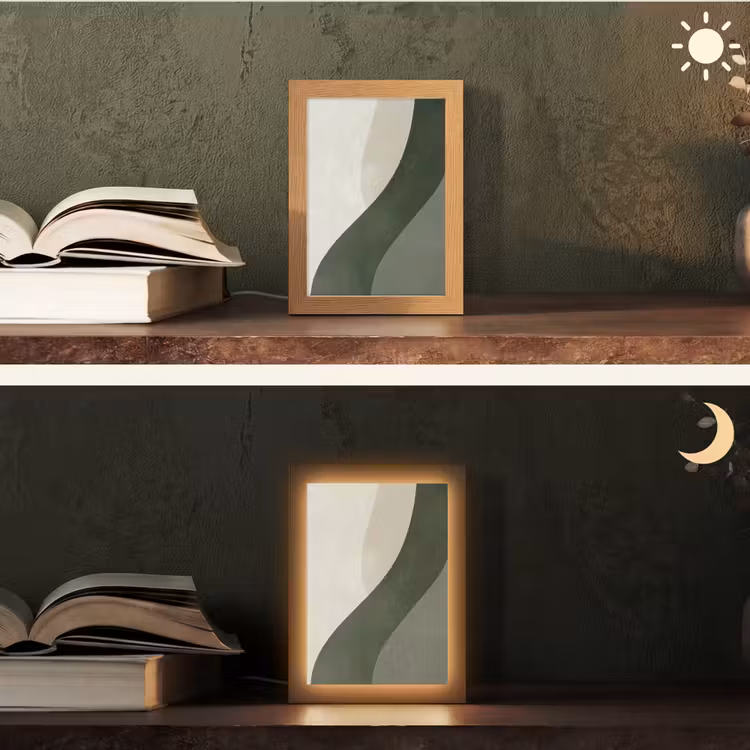 Tischlampe - Japandi - Grün - Abstrakt - Modern — 5