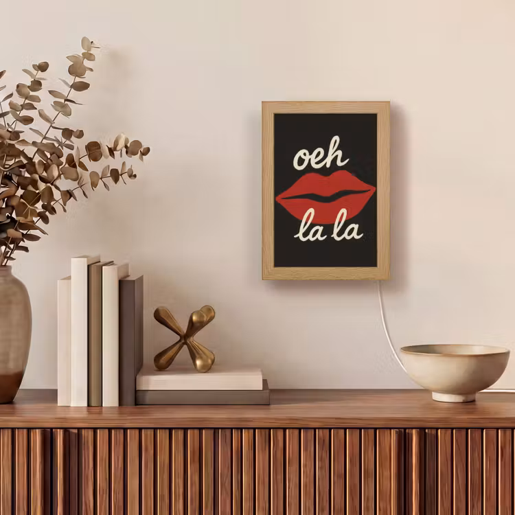 Tischlampe - Lippen - Rot - Zitat — 4