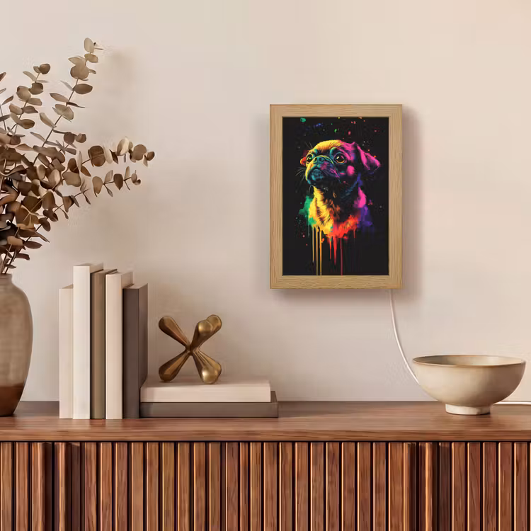 Tischlampe - Puck - Hund - Farbe - Farben — 4