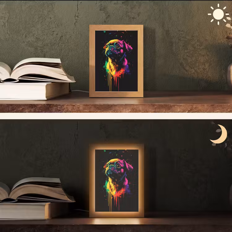 Tischlampe - Puck - Hund - Farbe - Farben — 5