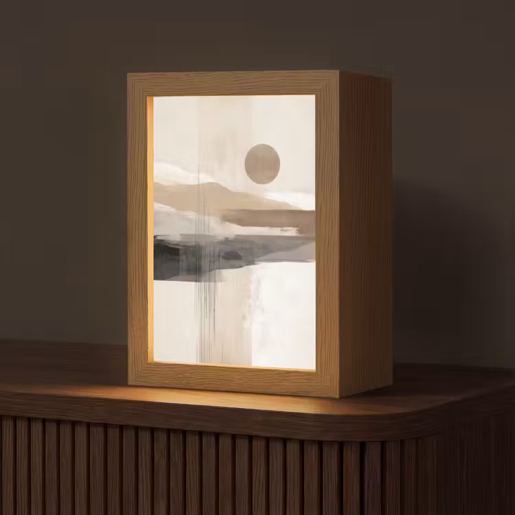 Tischlampe - Minimalistisch - Landschaft - Dimension — 1