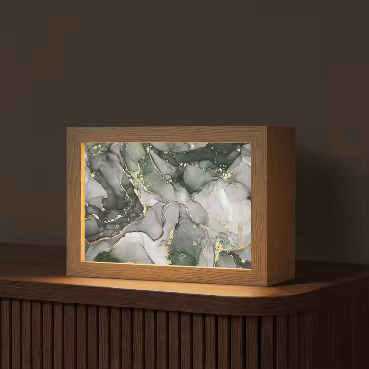 Tischlampe - Luxus - Marmor - Grün — 1