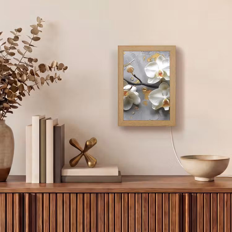 Tischlampe - Blumen - Orchidee - Abstrakt - Modern — 4