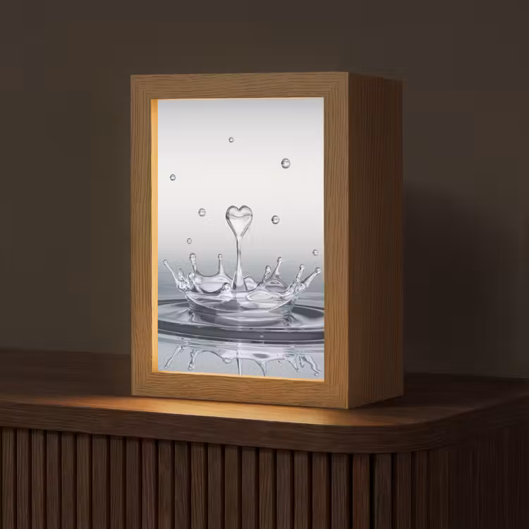 Tischlampe - Abstrakt - Modern - Wasser - Herz — 1