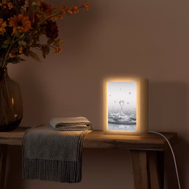 Tischlampe - Abstrakt - Modern - Wasser - Herz — 3