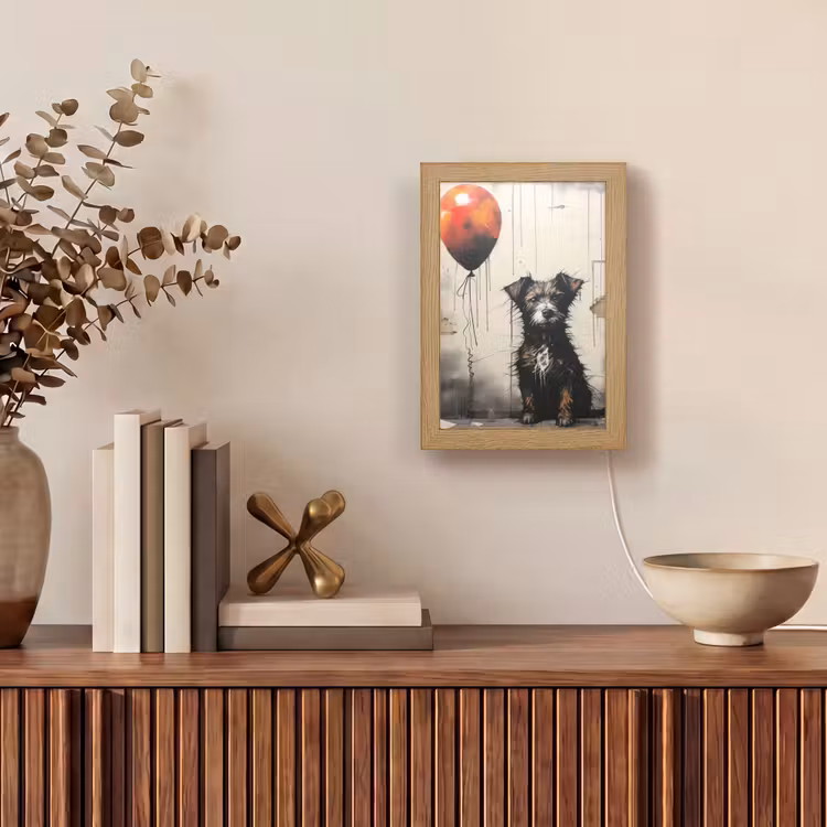 Tischlampe - Graffiti - Hund - Luftballon - Tiere — 4