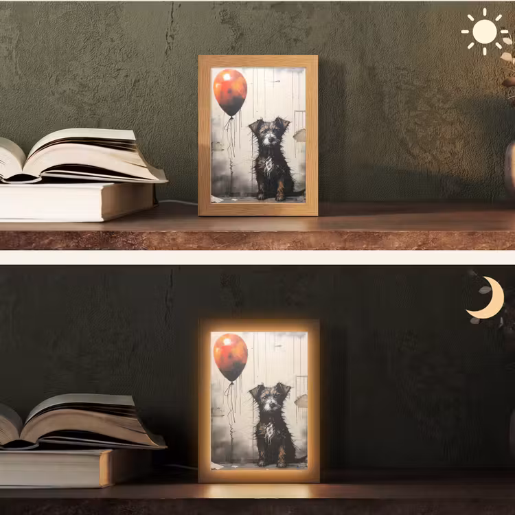 Tischlampe - Graffiti - Hund - Luftballon - Tiere — 5