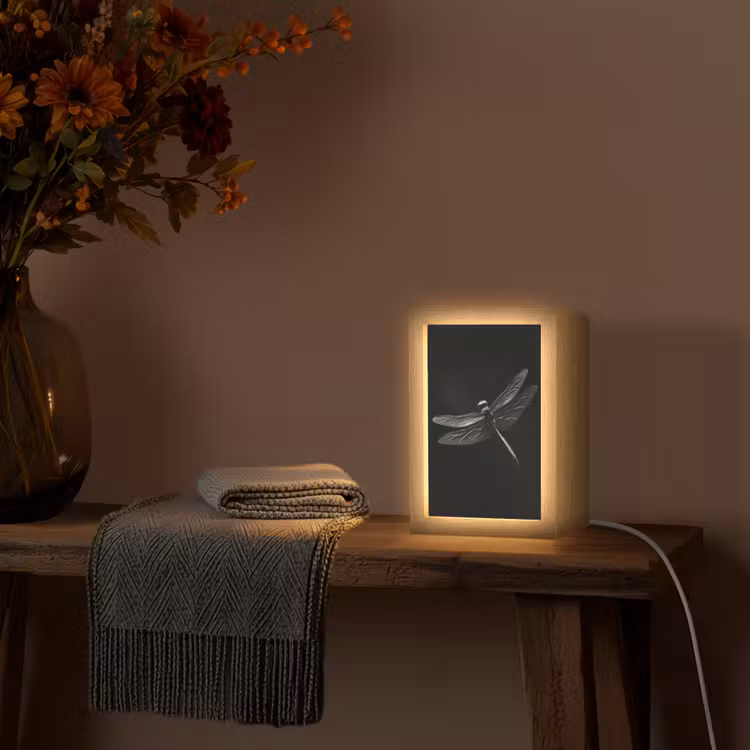 Tischlampe - Libelle - Tiere - Schwarz - Insekt — 3