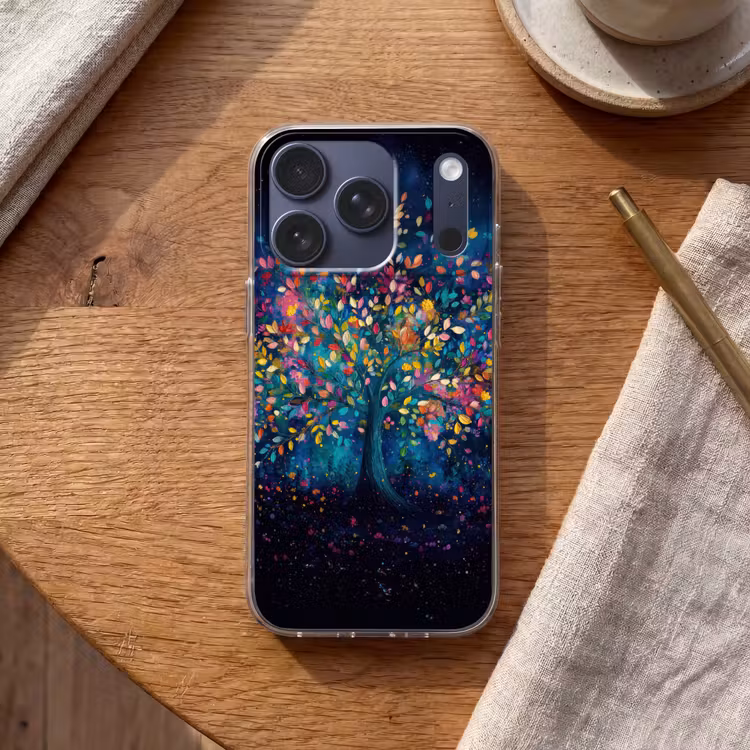 Handyhülle - Bunt - Baum - Magisch - Abstrakt — 2