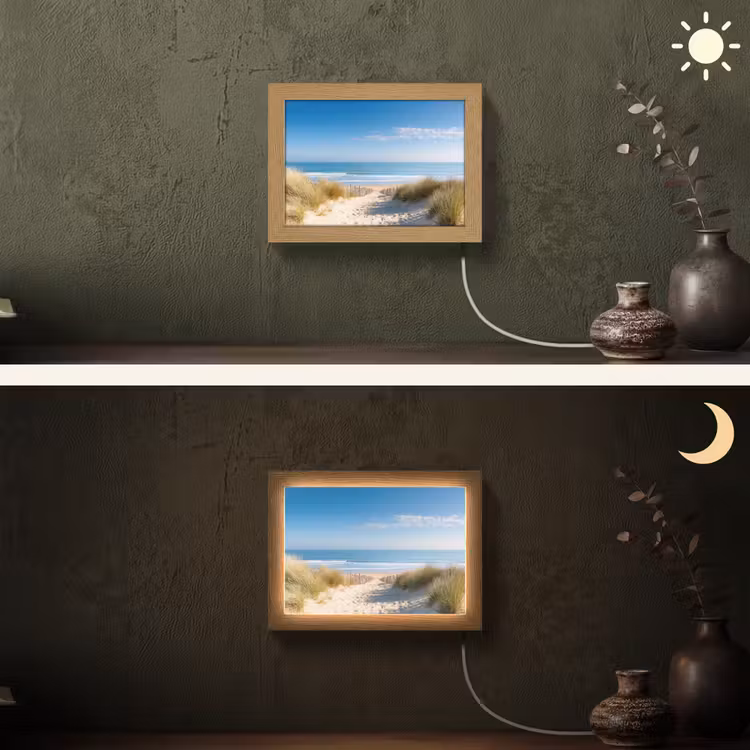 Lightbox - Wandleuchte - Strand - Meer - Düne - Sand - Sommer — 3