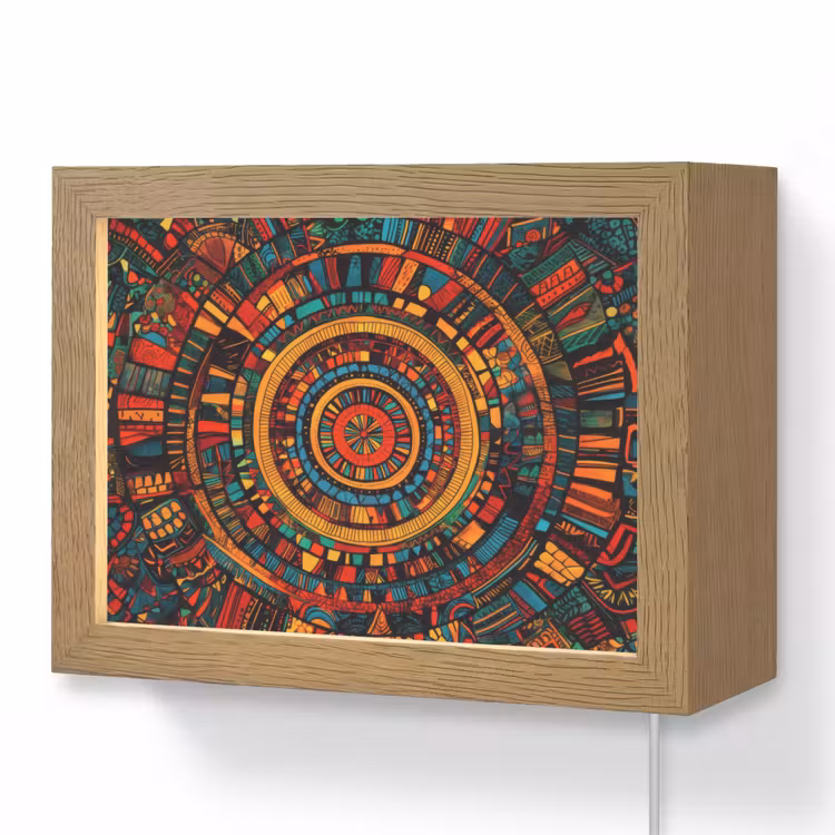 Lightbox - Wandleuchte - Mandala - Kreise - Muster — 1