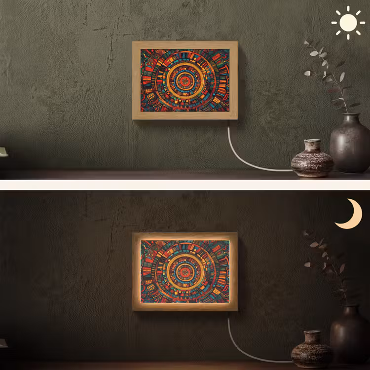 Lightbox - Wandleuchte - Mandala - Kreise - Muster — 3