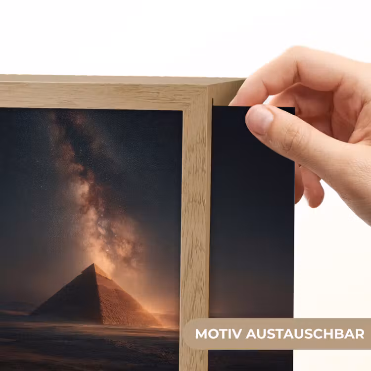 Lightbox - Wandleuchte - Pyramide - Wüste - Licht — 6