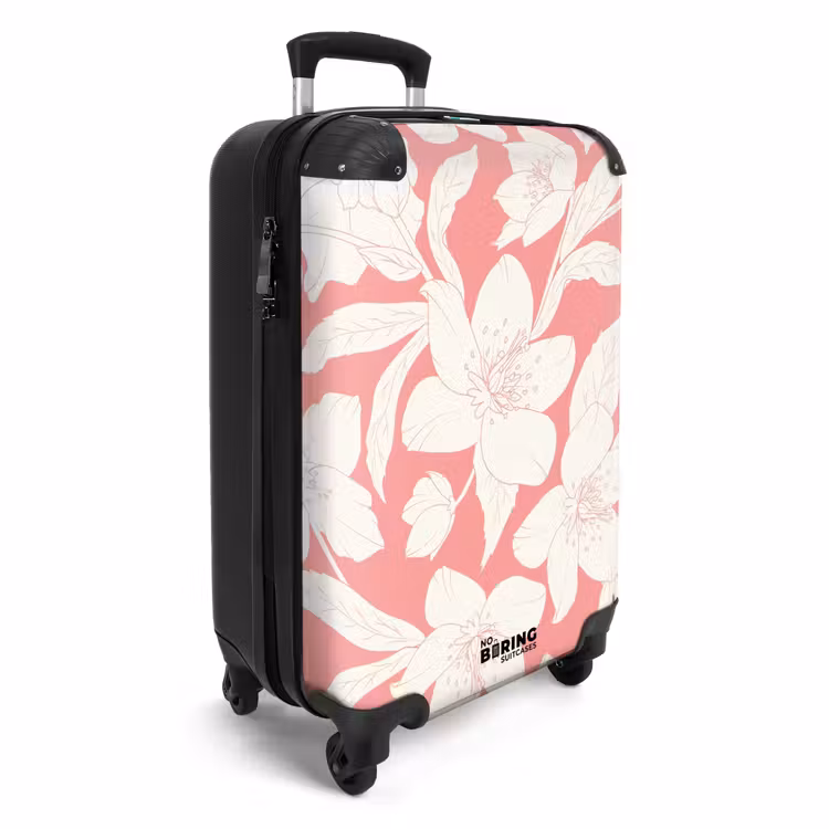 Koffer - Vintage Blumen - Hellrosa — 2