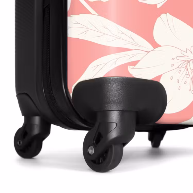 Koffer - Vintage Blumen - Hellrosa — 6