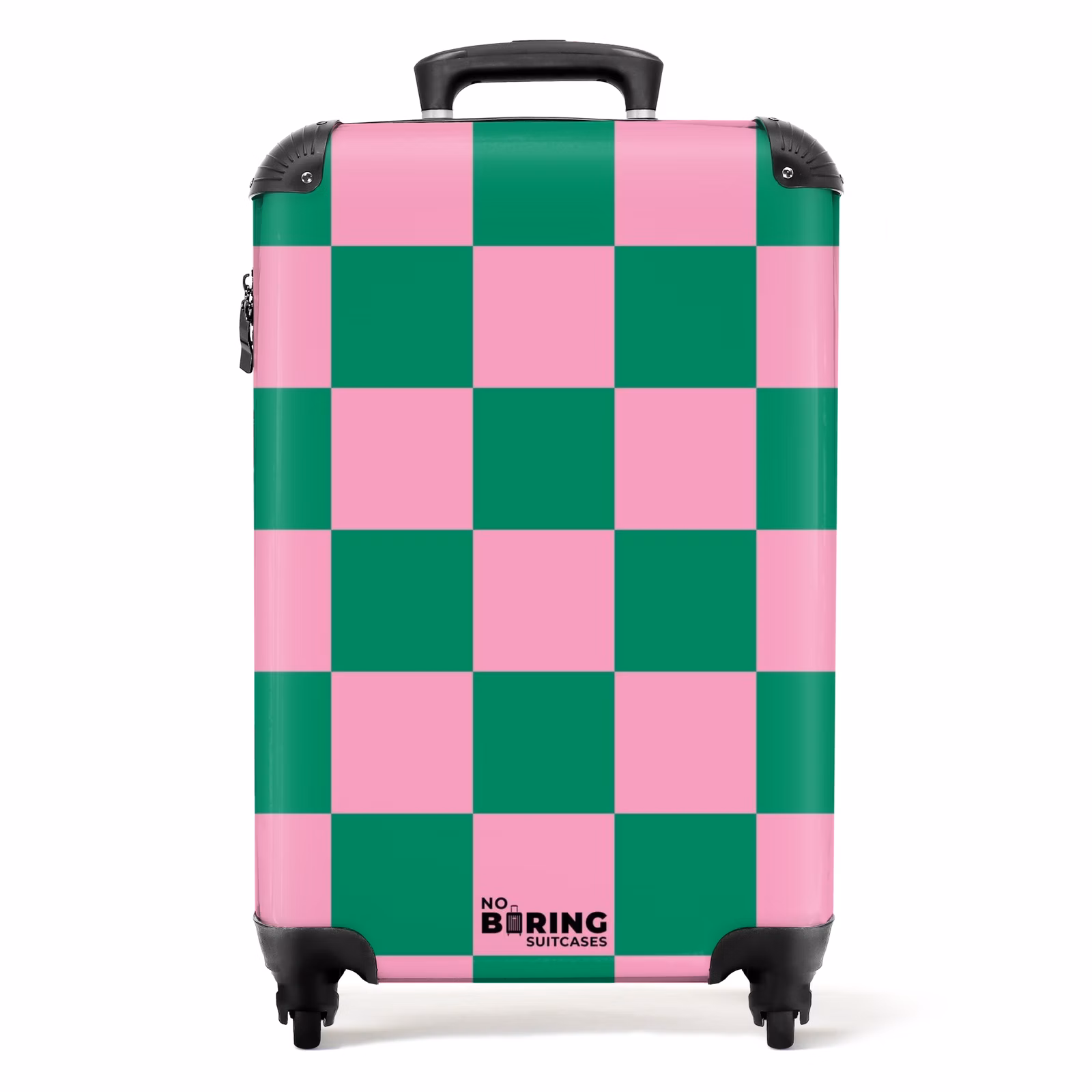 Koffer - Quadrate - Grün/Rosa — 1