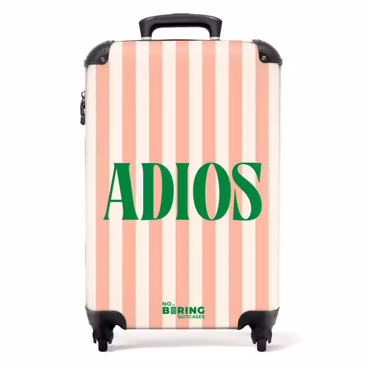 Koffer - Zitate - Adios Lachsrosa und Cremeweiß — 1