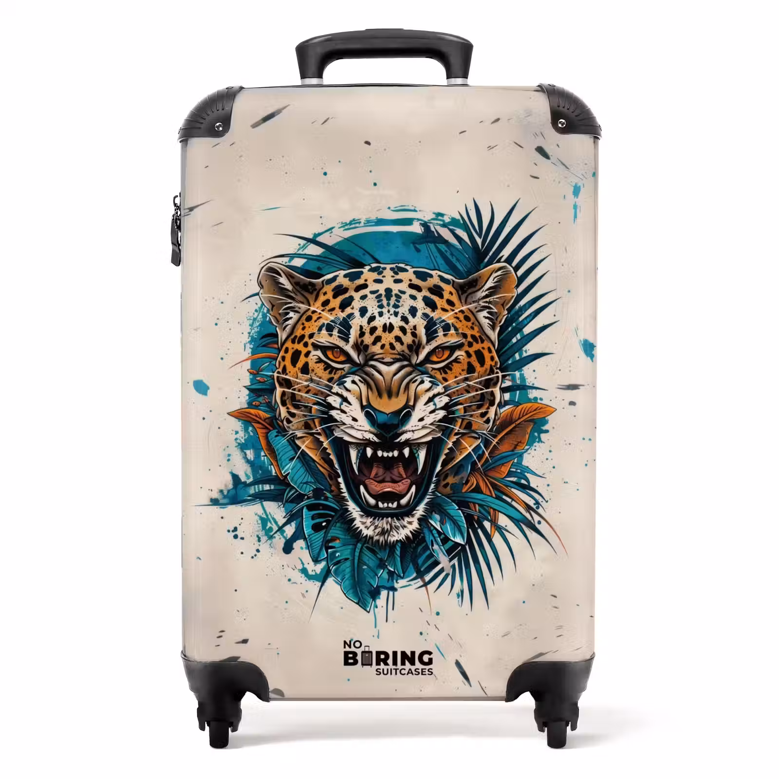 Koffer - Tattoo-Stil - Die Wut des Leoparden — 1