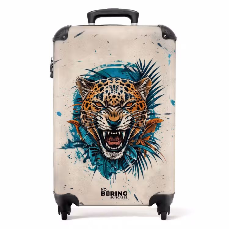Koffer - Tattoo-Stil - Die Wut des Leoparden — 1