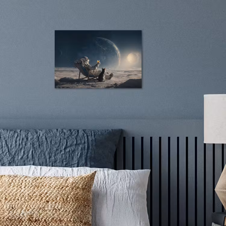 Poster - Mond - Katze - Astronaut - Weltraum — 3
