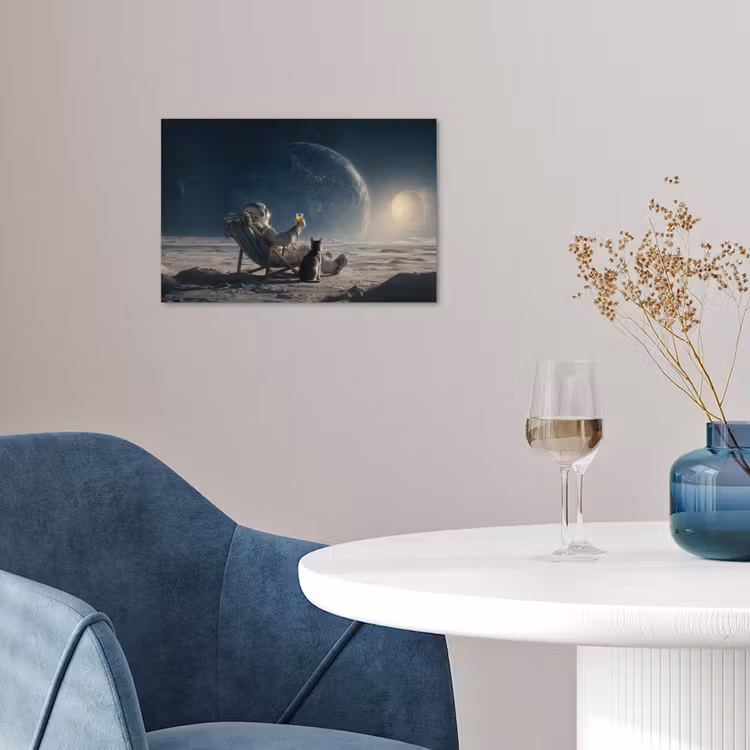 Poster - Mond - Katze - Astronaut - Weltraum — 4