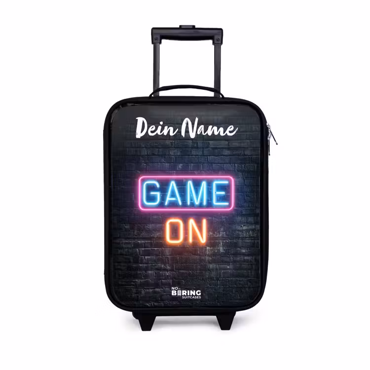 Kinderkoffer mit Name - Spiel - Neon - Wand — 1