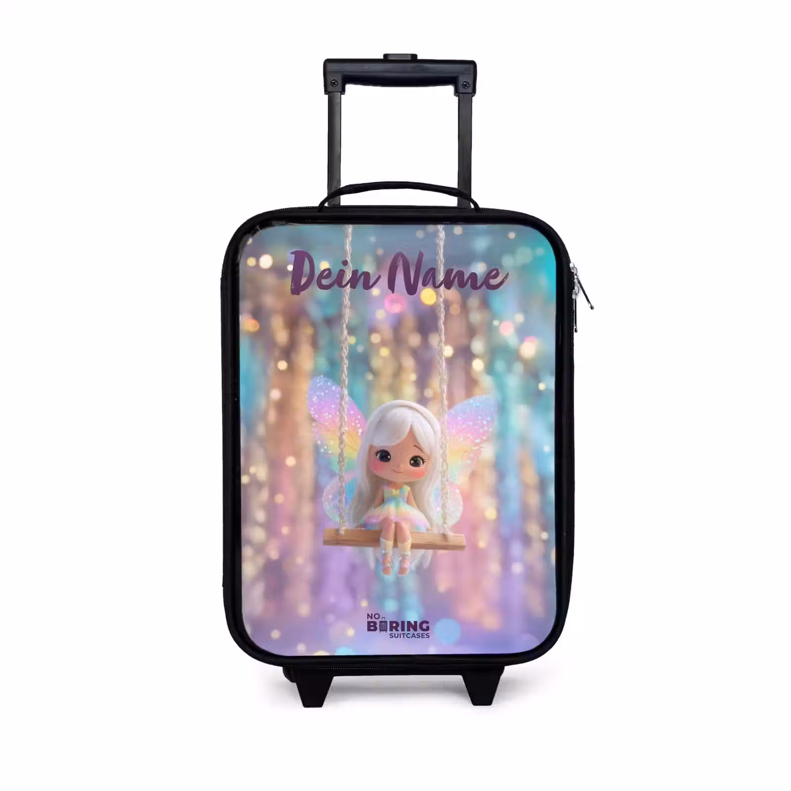 Kinderkoffer mit Name - Fee - Elf - Regenbogen — 1