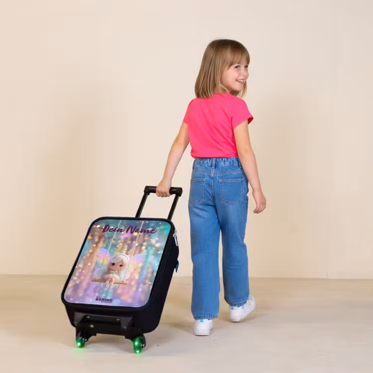Kinderkoffer mit Name - Fee - Elf - Regenbogen — 3
