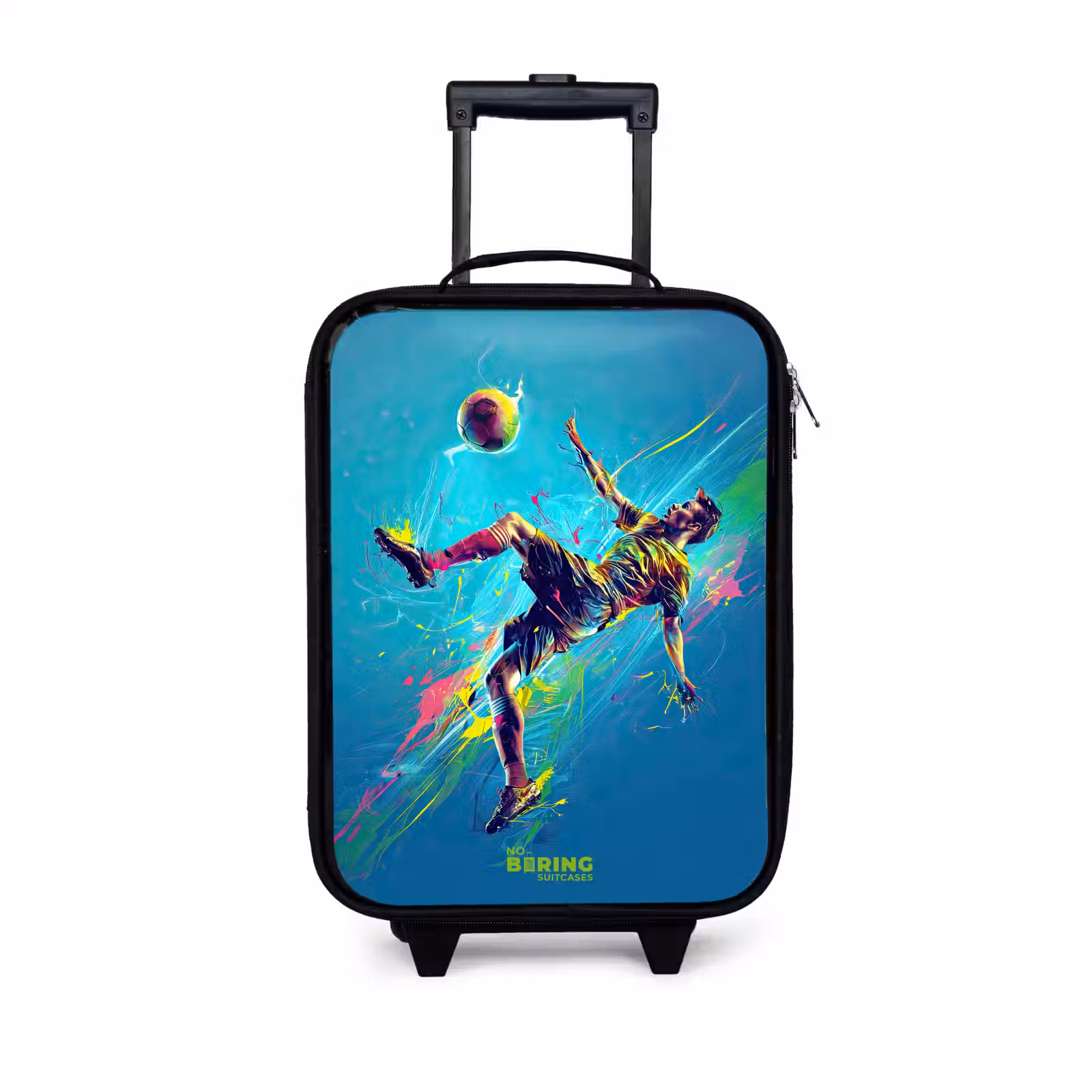 Kinderkoffer - Neon - Fußball - Kick - Farbenfroh — 1