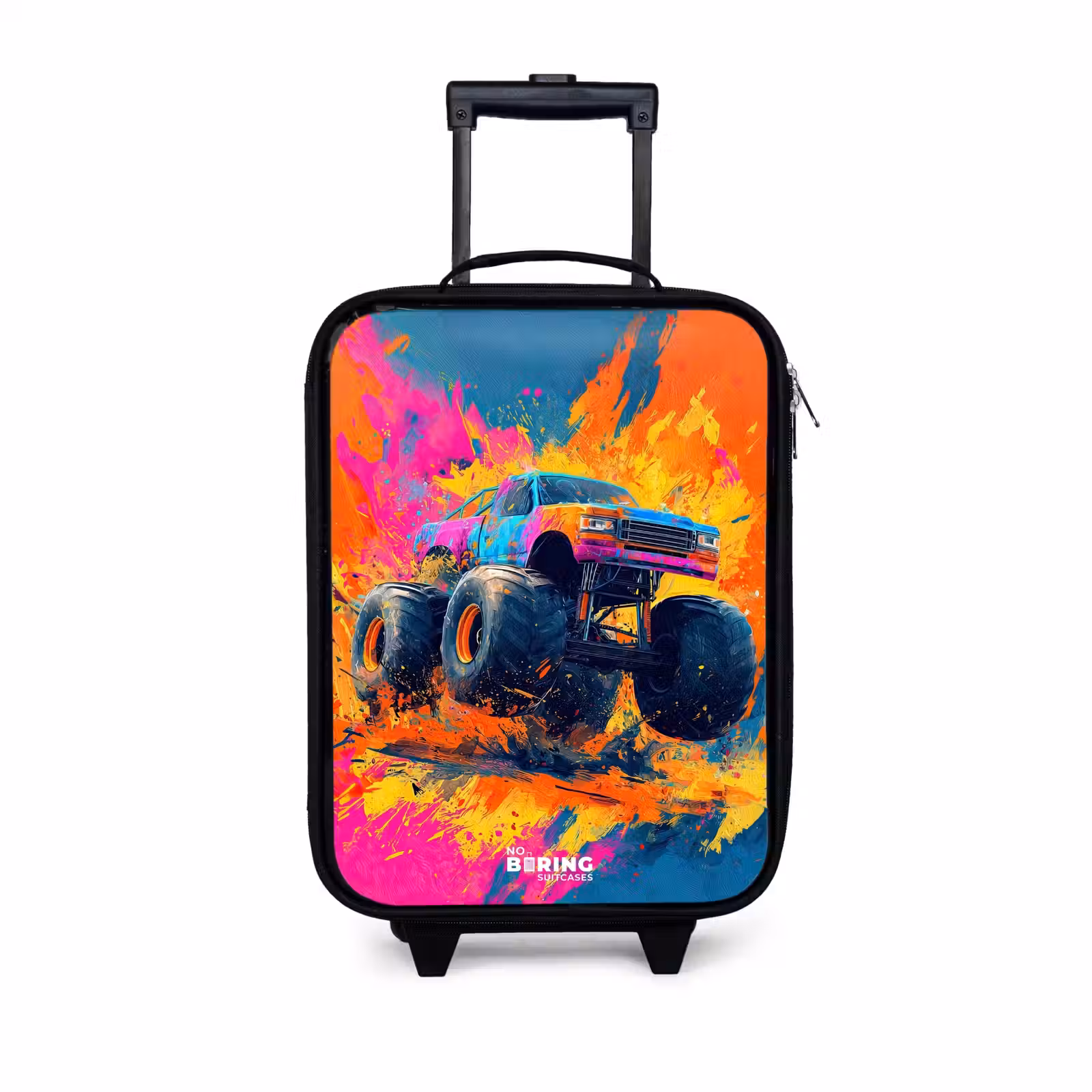 Kinderkoffer - Monstertruck - Farbspritzer - Bunt - Explosion — 1