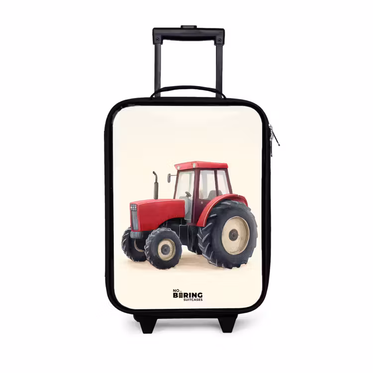 Kinderkoffer - Traktor - Signiert - Rot — 1