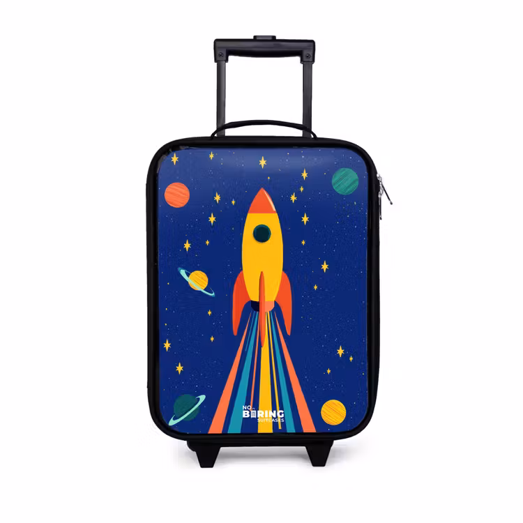 Kinderkoffer - Rakete - Sterne - Planet - Weltraum — 1