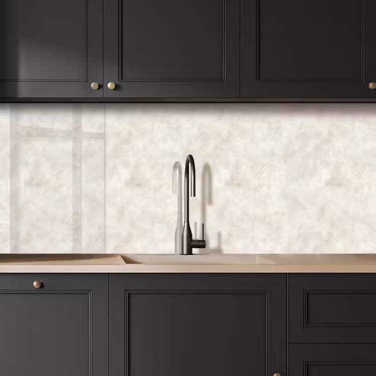 Küchenrückwand - Cremebeige - Marmor - Adern — 6