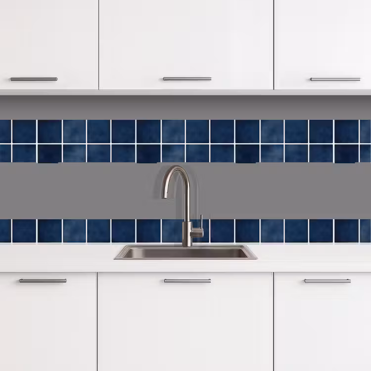 Küchenrückwand - Fliese - Modern - Blau — 4
