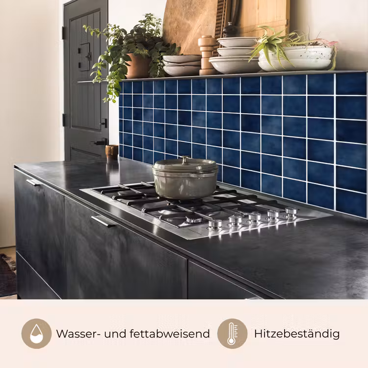 Küchenrückwand - Fliese - Modern - Blau — 5