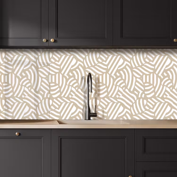 Küchenrückwand - Abstrakt - Modern - Beige — 6