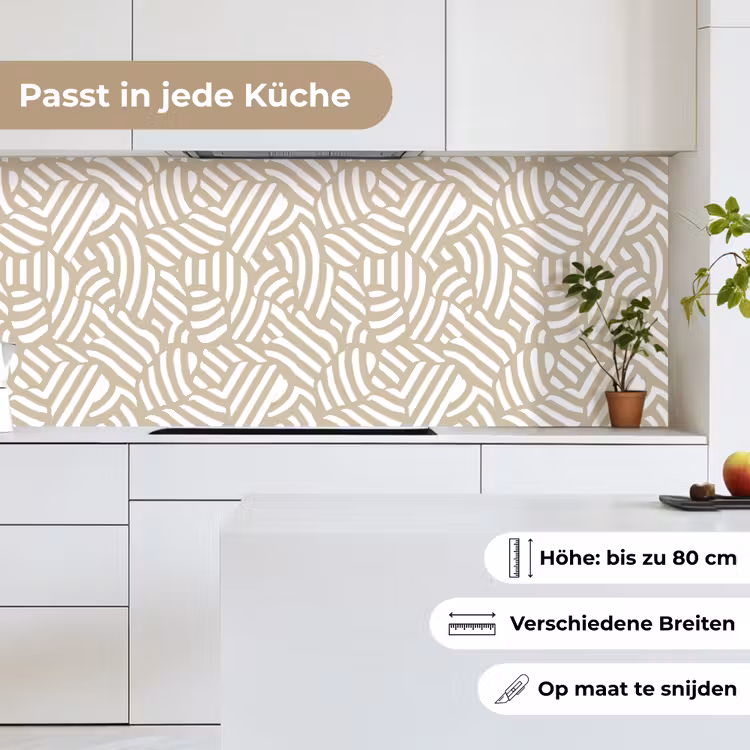 Küchenrückwand - Abstrakt - Modern - Beige — 7
