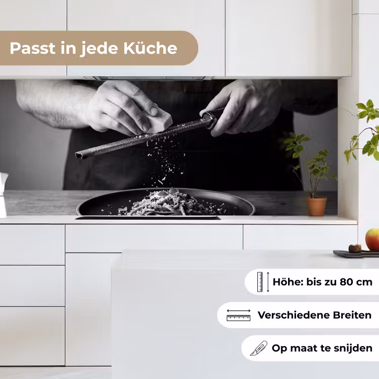 Küchenrückwand - Käse - Nudeln - Reibe — 7