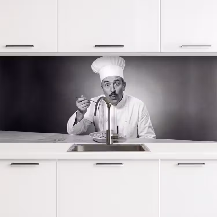 Küchenrückwand - Koch - Spaghetti - Nudeln — 4