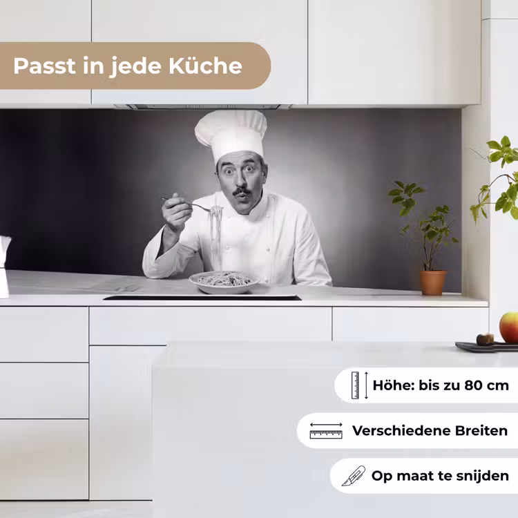 Küchenrückwand - Koch - Spaghetti - Nudeln — 7