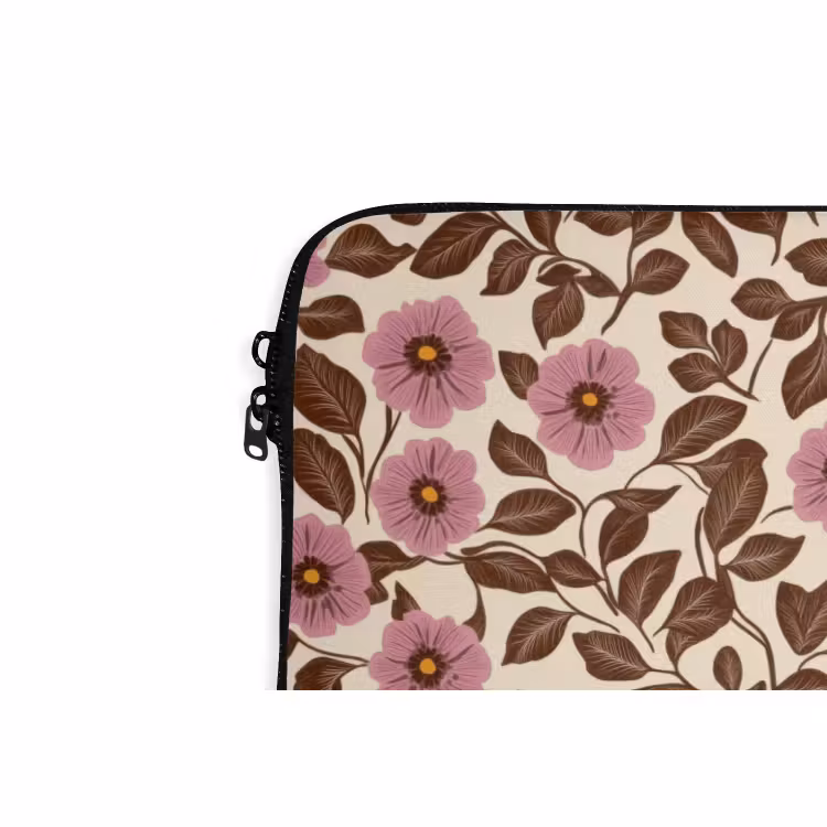 Laptop hülle - Blumen - Blätter - Farbenfroh — 5
