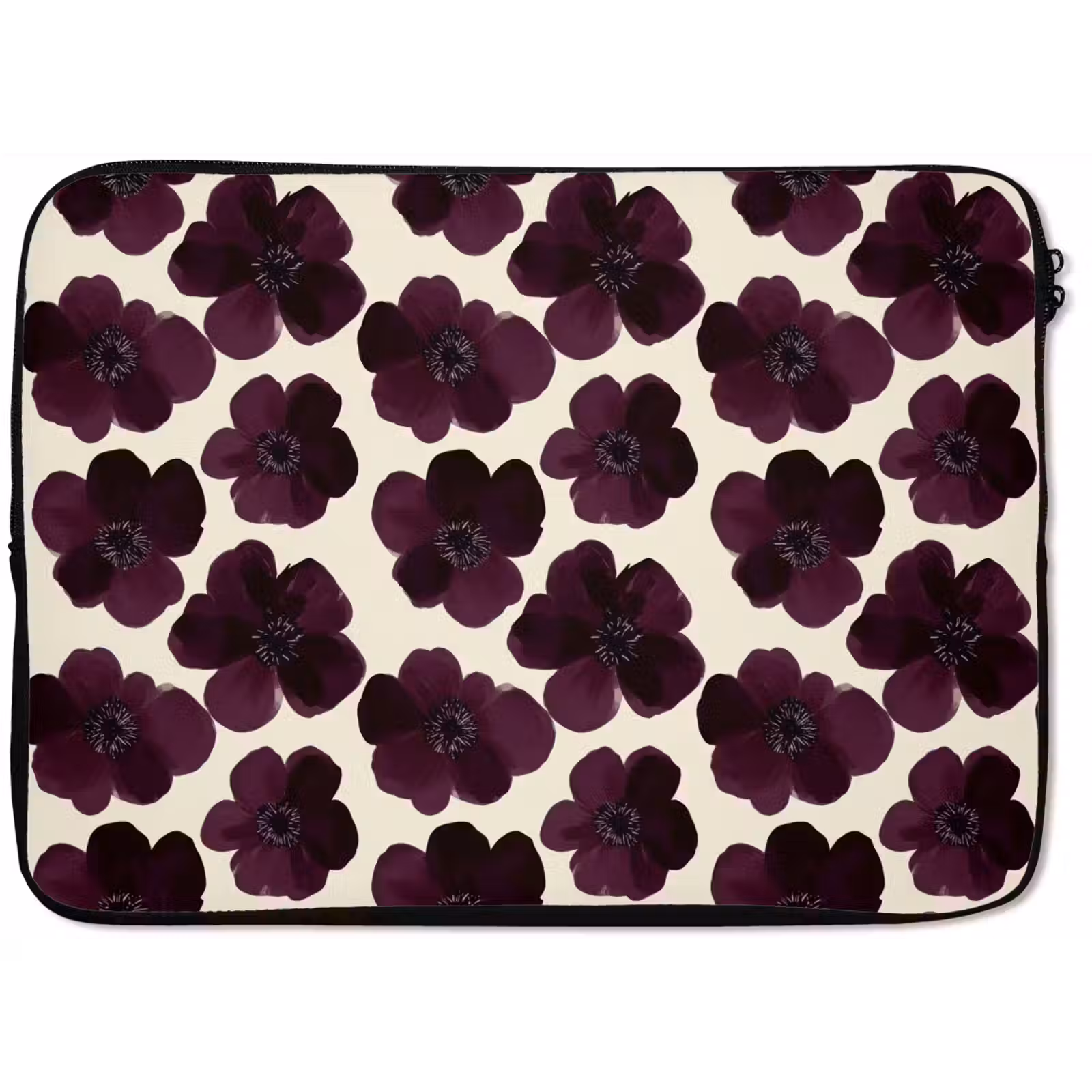 Laptop hülle - Blumen - Aquarell - Lila — 1