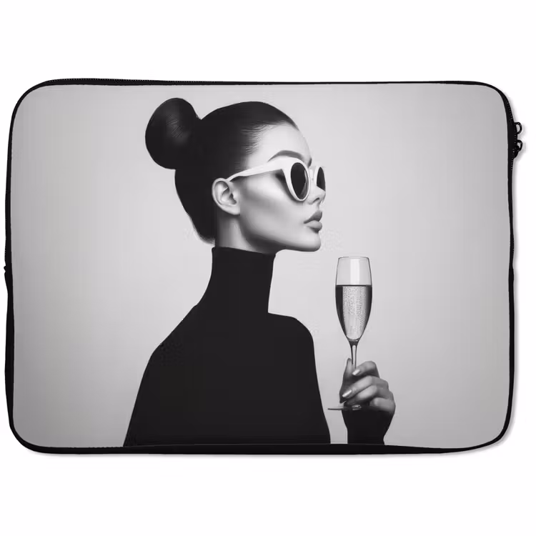 Laptop hülle - Frau - Champagner - Modern — 1