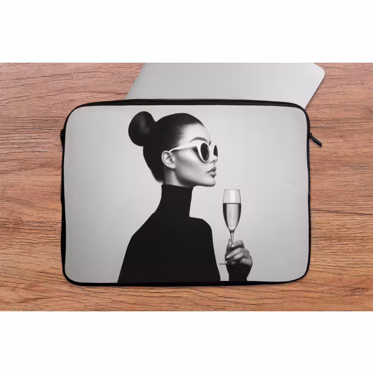 Laptop hülle - Frau - Champagner - Modern — 2