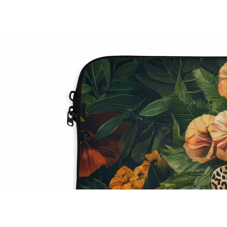 Laptop hülle - Frau - Pantherdruck - Dschungel - Natur - Luxus — 5