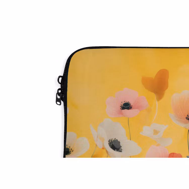 Laptop hülle - Blumen - Feld - Gelb — 5